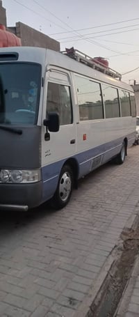 كوستر 2009 سياره جاهزه منضومه غاز تبريد كير اكسن محرك كفاله بيهة صبغ ب...