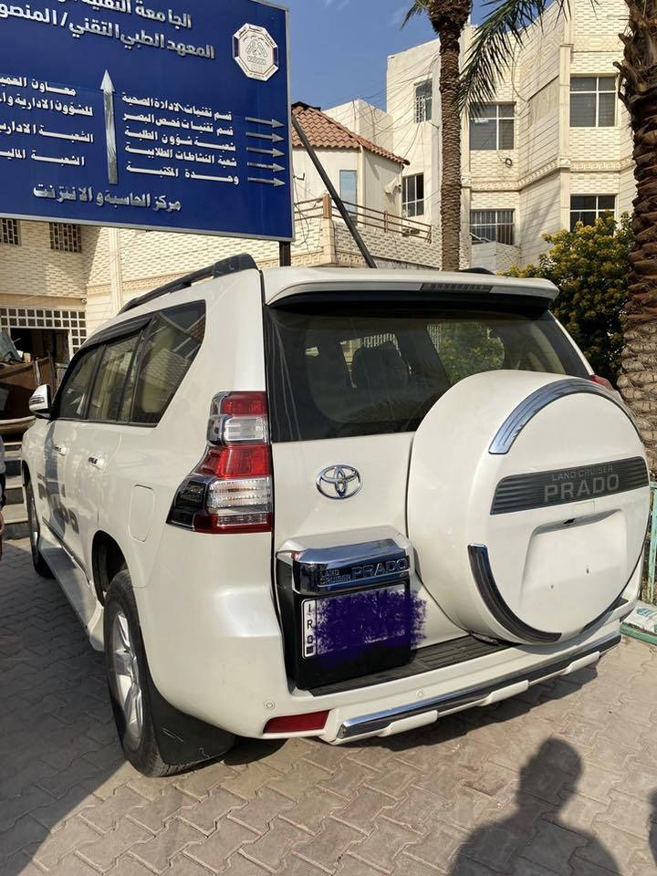 السلام عليكم
برادو  ( 2014 ) Txl
6 سلندر 
ماشية ( ١٢٣ كيلو متر ) 
رقم بغداد 
32500
***********
