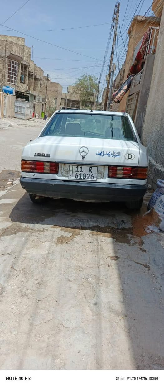 سلام عليكم مارسدس 190 البيع موديل 87 مكينة خير من اللة رقم نكليزي جديد بسمي تحويل مباشر السعر 38 و بيهة مجال مكاني بغداد مدينة صدر مكلف بنشر اي ستفسار على رقم ***********
