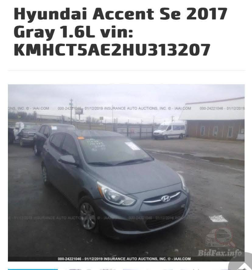 السلام عليكم 
اكسنت هاشباك ١٧ وارد امريكي حادث جانبي ماشية ١٠٠ ميل محرك ١٦٠٠ مواصفات se  شاشة كاميرا تخم تايرات جديد السعر ٩٠ ورقة بيها مجال بسيط 
للاستفسار واتساب  ***********

