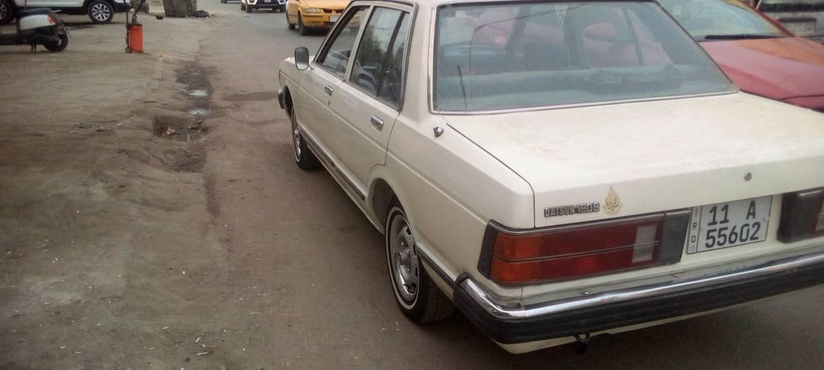 سلام عليكم للبيع دادسن 80 مكينه كير شرط تبريد ثلج بيهه حزام صبغ كهربائيات كلهه شغاله  سنويه ل 30 غرامات مصفره تحويل مباشر السعر 42 وبيهه مجال مكان السياره كراده ***********
