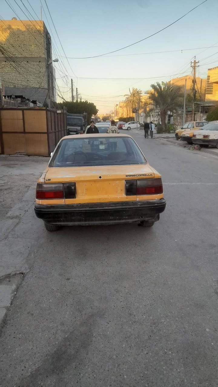 كورلا للبيع موديل ٩٠ بااسمنه السنويه ل٣٠ تخم طاير جديد كابريتر مالتها موزين ابيع تسقيط رقمها بغداد انكليزي سعرها ٢٥ وبيها مجال قليل *********** مكانها بغداد البنوك
