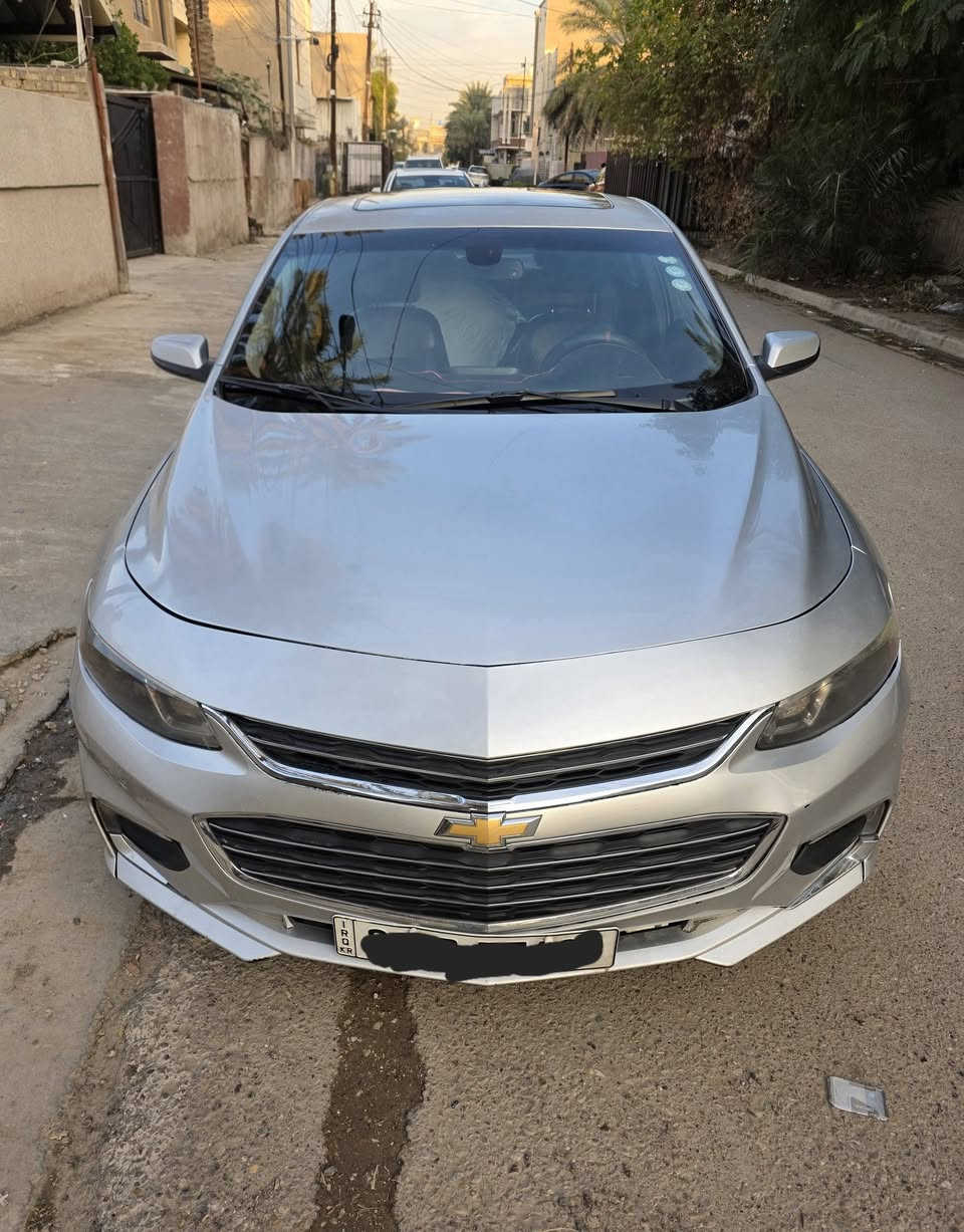 السلام عليكم
شيفروليه ماليبو 2016 
ماشية 175 الف كم
بانوراما 
بصمه اربع بوب 
كشنات جلد
تدفئه كشنات 
كاميرا خلفيه 
ويل 18 
جاهزة مابيهه اي نقص 
رقم اربيل ، مكاني بغداد 

السعر 119 
رقم : ***********
