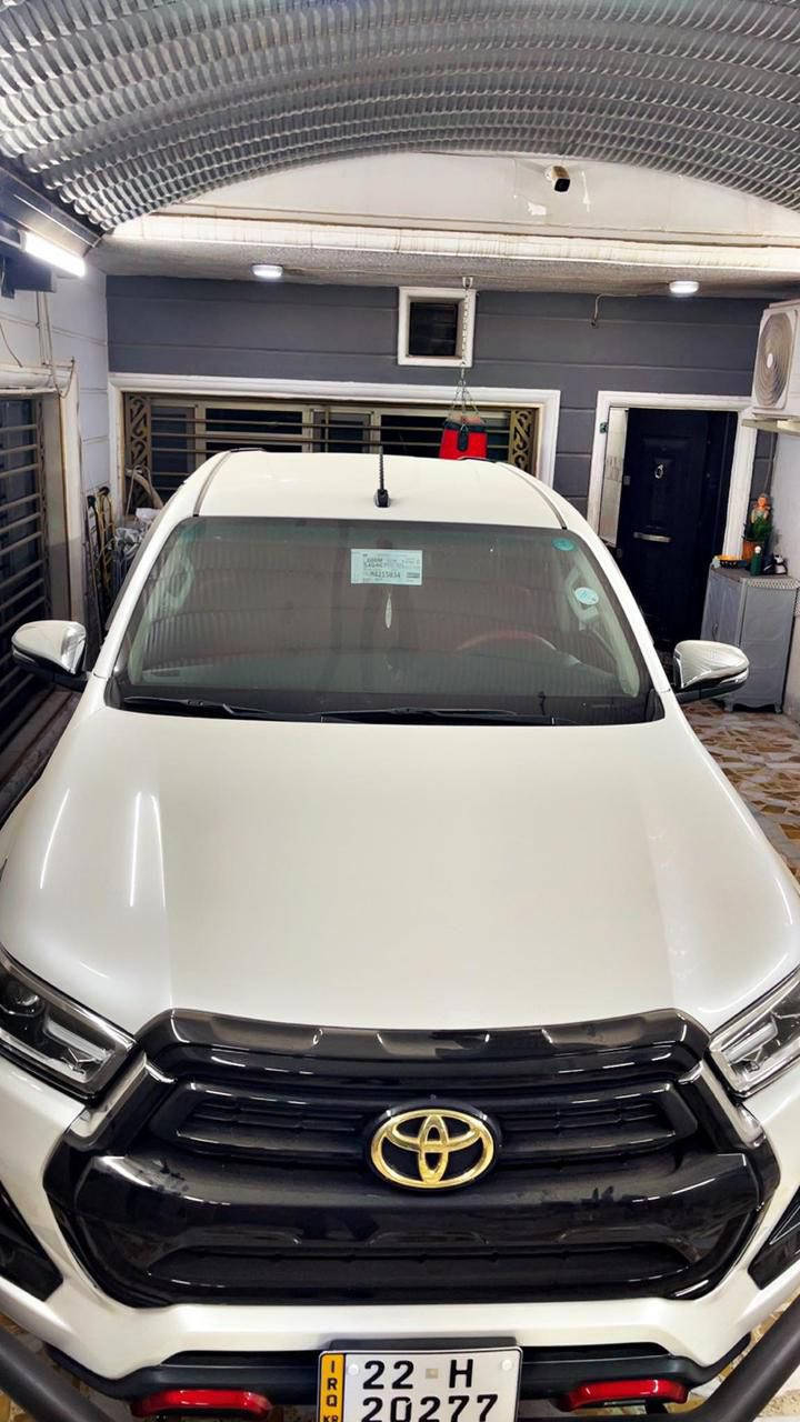 للبيع تويوتا هايلوكس 2024 خليجي سيد نهرو
رقم اربيل باسمي
السيارة فول مواصفات 

V6 ستة سلندر
4x4 فور ويل  
شاشة 
بصمة
كير اوتماتيك
داخلهة مغلف جديد نوعية ممتازة
ماشية12 الف فقط
السيارة بحالة الوكالة 
السعر 39 الف دولار  بيهة مجال قليل
للاستفسار ***********
مكان. السيارة بغداد
