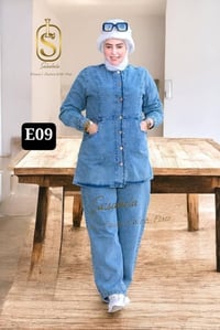 طقم جينز • جيب وتوب • وان سايز لحد ٨٥ك