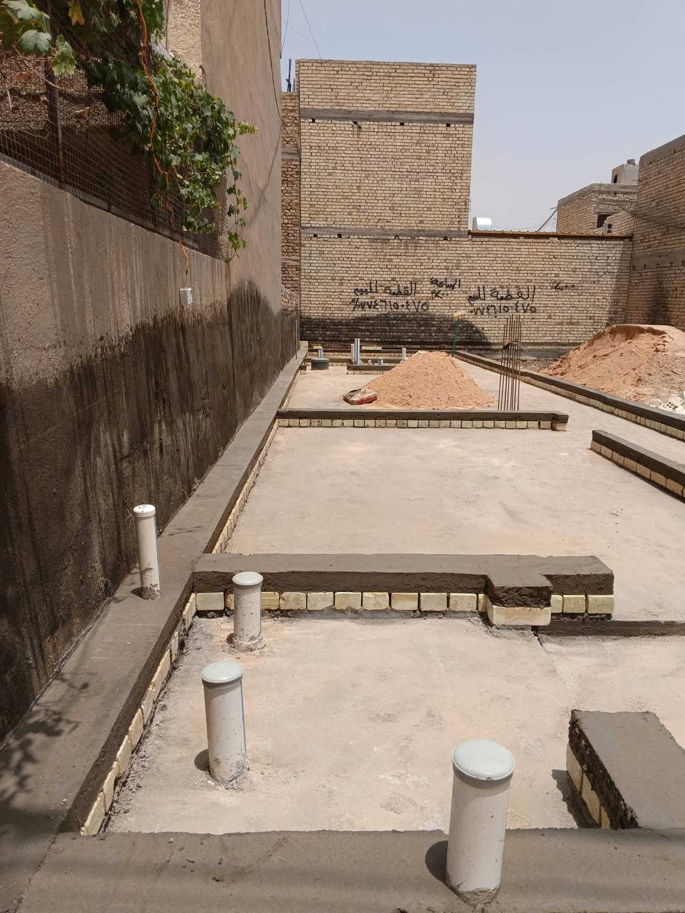 السلام عليكم خلفه بناء درجه اولى شغل نضيف التزام بالموعد مكاني بغداد متفرغ حاليا ***********
