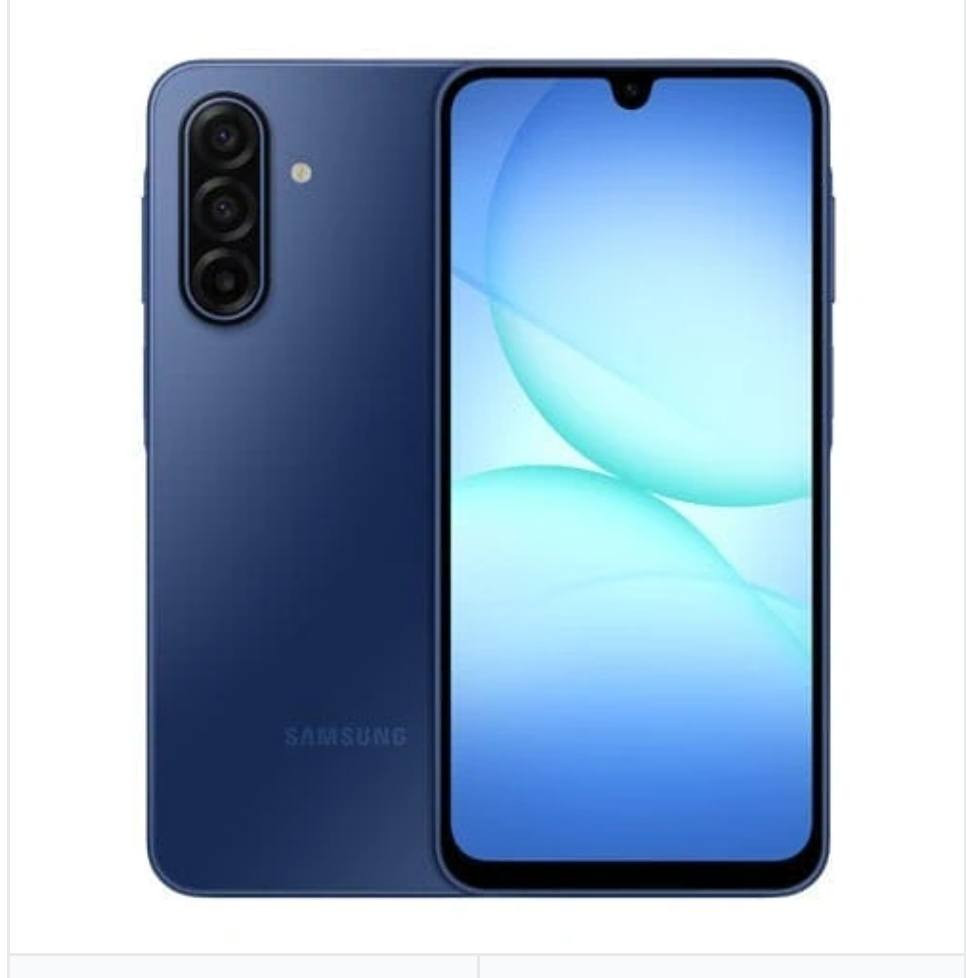 عروض🎊 متوفر 🔥عروض 🎉 جديد 🎉🎊🔥🎁
هاتف سامسونجGalaxy A17
 هاتف سامسونج Galaxy A17 (نسخة 8 جيجابايت رام 128 جيجابايت تخزين) كخيار قوي  بشاشة Super AMOLED مقاس 6.7 بوصة وتردد 90Hz، ومعالج MediaTek Helio G99 (). يتميز بكاميرا خلفية 50 ميجابكسل مع مثبت بصري OIS، بطارية 5000 مللي أمبير، وشحن سريع 25 واط، مع واجهة One UI الحديثة


**إذا كنت صاحب هذا الإعلان وتريد حذفه لأي سبب، رجاءا أرسل رسالة إلى الدعم الفني**