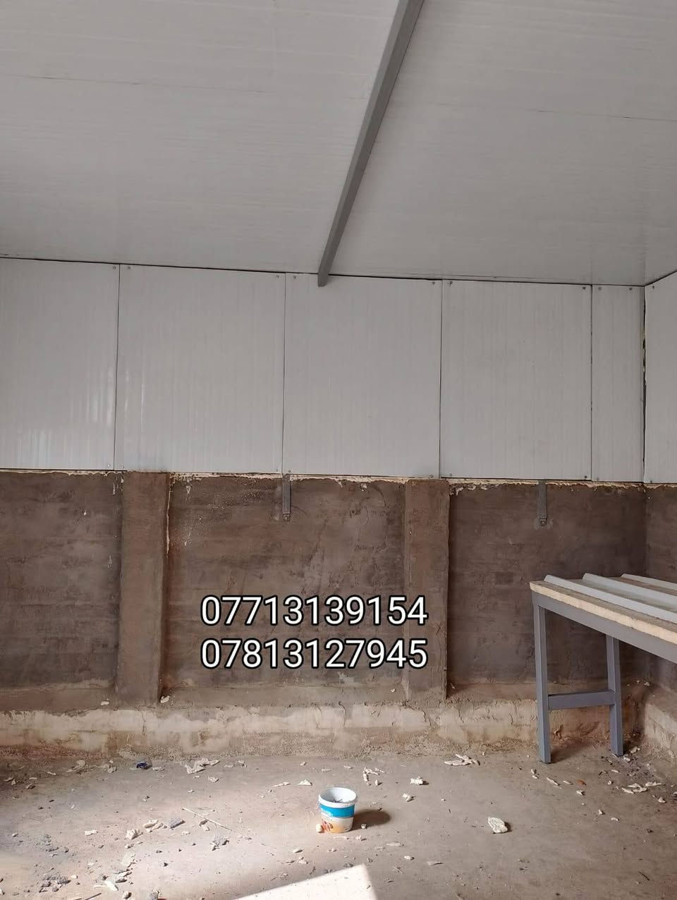 عمل مخزن قياس 5×4 تكملة بناء من الساندويج بنل سعر المتر كرسته وعمل 30 الف وات ساب اسيا
***********
*********** الصويرة, واسط
