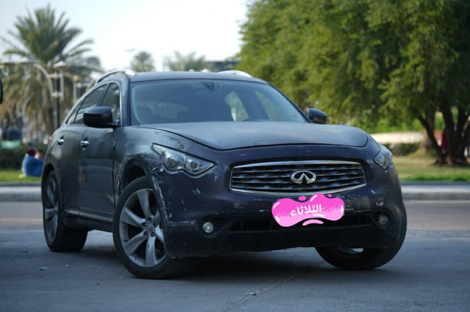 السلام عليكم من رخصت الادمن 
fx35 موديل 2009  
امريكي رقم بغداد الدولي جديد بسمي تحويل نفس اليوم حته الهزه ممنتهيه بعدها 
4 كامرات كلهن شغالات 
ويل 21 لا فطر ولا عواج 
تخم تاير جديد
تخم لايت زنون مازده جديده لايت نهار 
حساس امامي + خلفي كله شغال
مري قلاب ويا البك +شفط 
الصدر امامي خلفي جديد مبدله بيدي مصالي يومين
حته بوش الاكسل بدلتهن 
بالنسبه للسماعات اقوه سستم صوت بالfx راح تكول ليش لان اني بدلت الامامي اكبر من البلادي تخم ..البلادي تجي زغيره اني سويت ترهيم سماعات ياباني بوس اله مستحيل تكدر تعلي كله 
جنطه شفط+ الايت يفتر ويا فرت الستيرن 
شباب السياره اي نقص مابيها معمرها تعمير مال جنايه
غرفه الحتراق كلها+ الولفات والبستم مسويلها ادامه كامله تنضيف+ كل حساسات المكينه تنضيف يعني انسه شي عطل بالصيف
التبريد ثلج كشنات تدفئه+تبريد شغالات 
السياره تاخذها نقصها بس صبغ لان صبغها جارد شويه تصبغ وتترحملي تنام عليها لان كلشي اني مجهز بيها 
ارخص fx ابيعلك ب 65 وبيها شي بسيط حك الغده
*********** مكانها بغداد كلشي ذاكر الك اني وبالعافيه الي صير من نصيبه
