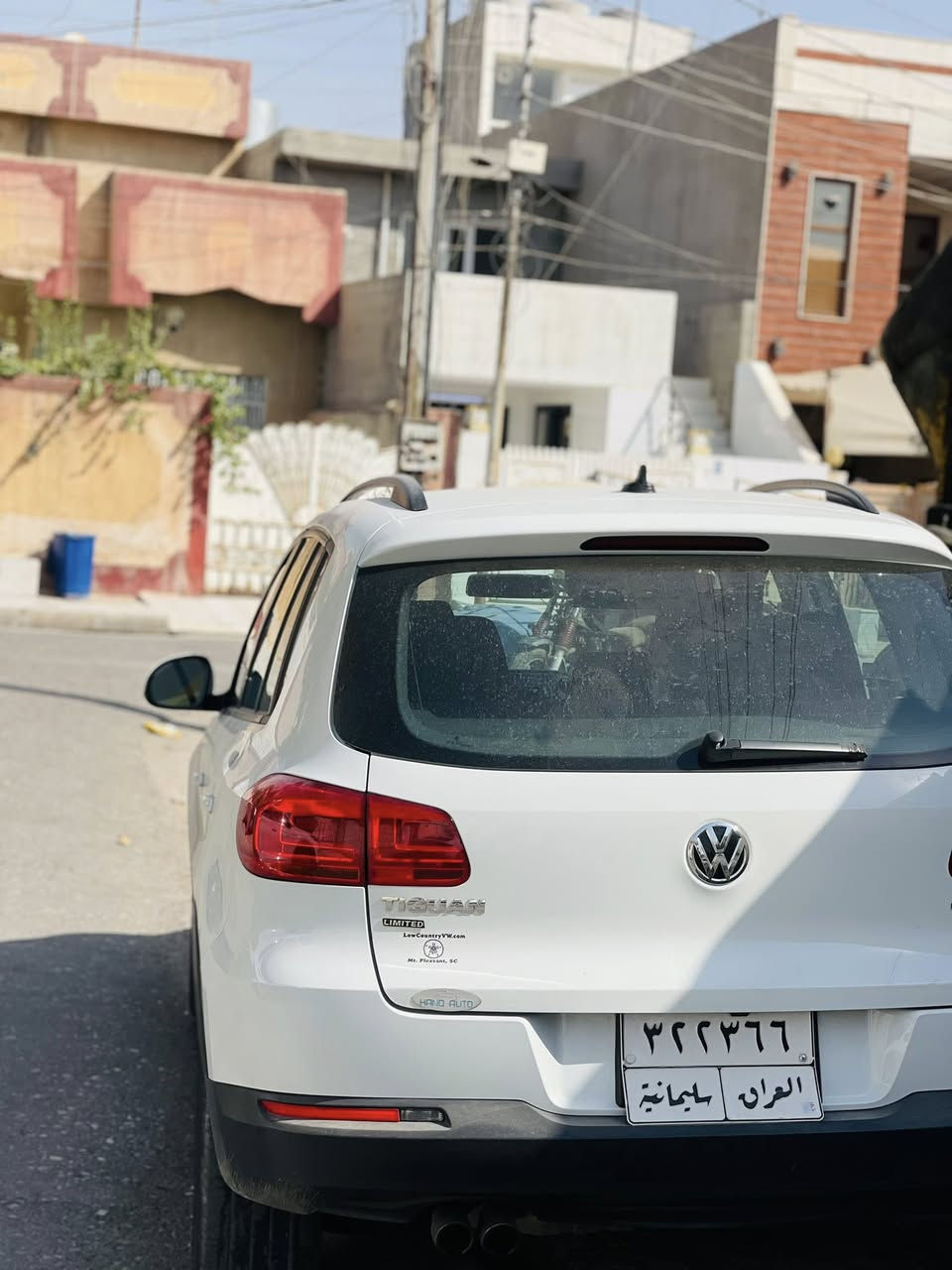 Vw tiguan model 2017   2.0 tsi
بسم الله‌ ماشاالله‌
تیكوان اڵمانی مۆدیل ٢٠١٧
مه‌كینه‌ ٢٠ تۆربۆ 
58مایل رۆشتوه‌
سه‌یاره‌كه‌ لۆك یه‌ك ده‌سته‌ 
بێ بۆیاغ ته‌نها ده‌عامی پێشه‌وه‌ بۆیاغه‌ بێناوگرتن
گێر و مه‌كینه‌ی لۆك نه‌كراوه‌ته‌وه‌
مواسفات
ده‌بڵ گێر تۆماتیك عادی سپۆرت 
سوكان ڤۆلیۆم 
ئاوێنه‌ هیته‌ر
ته‌برید مه‌ركه‌زی
شاشه‌و كامێرا بیلاد
12ئیرباگ
٨سماعه‌
زۆرواسفاتی تر ...
شوێن كۆیه‌
***********
