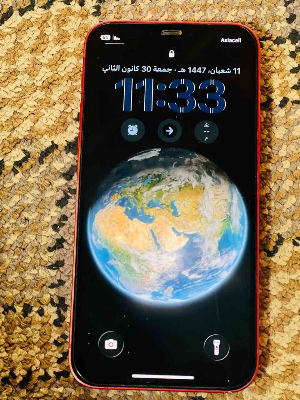 آيفون 12عادي بطارية  80الجهاز نظيف مامفتوح من قطعه ولا بي خدش كلشي مابدل بيه تاخذه ع فحص سعره 330 وبيه مجال جدا قليل❤️
رقمي ***********
