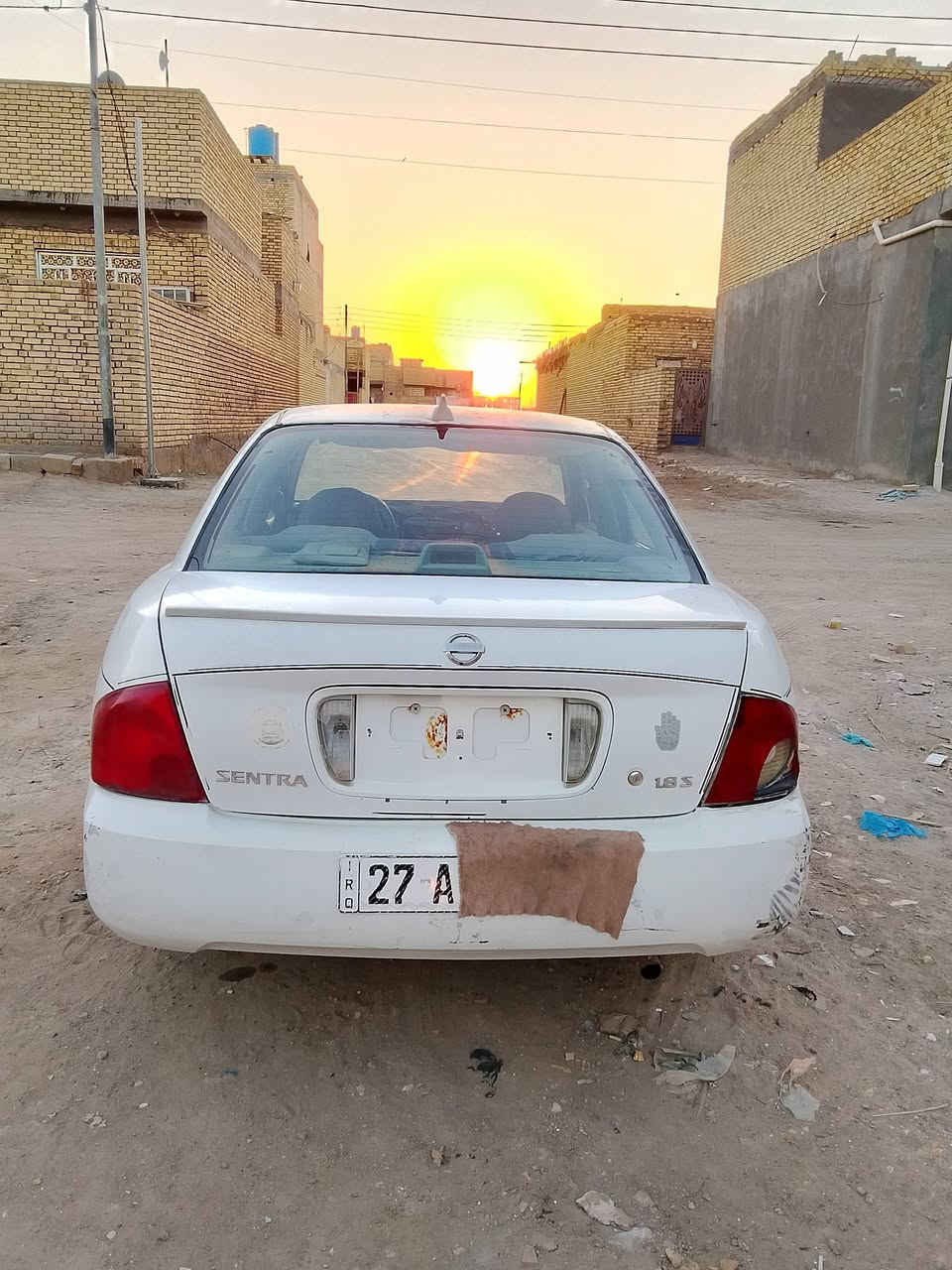 السلام عليكم
نيسان سنترا 2006
رقم انگليزي باسمي
گير ومحرك ممتاز بلاد نيسان حتى الاوفر شغال
حدادية 50% 
كهربائيات ودشبول وعدادات كلهه شغاله
تبريد ليك بالفريز
السعر 43
ناصريه حي التضحيه
***********
ملاحظه بايعك نيسان بسعر الصيني
