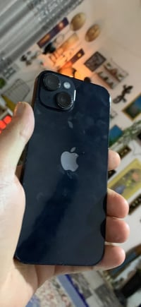 ايفون 14 كامرتين ذاكرة 128 بطارية 98 وشرط ممرفوعه الجهاز كله بلاد وممب...