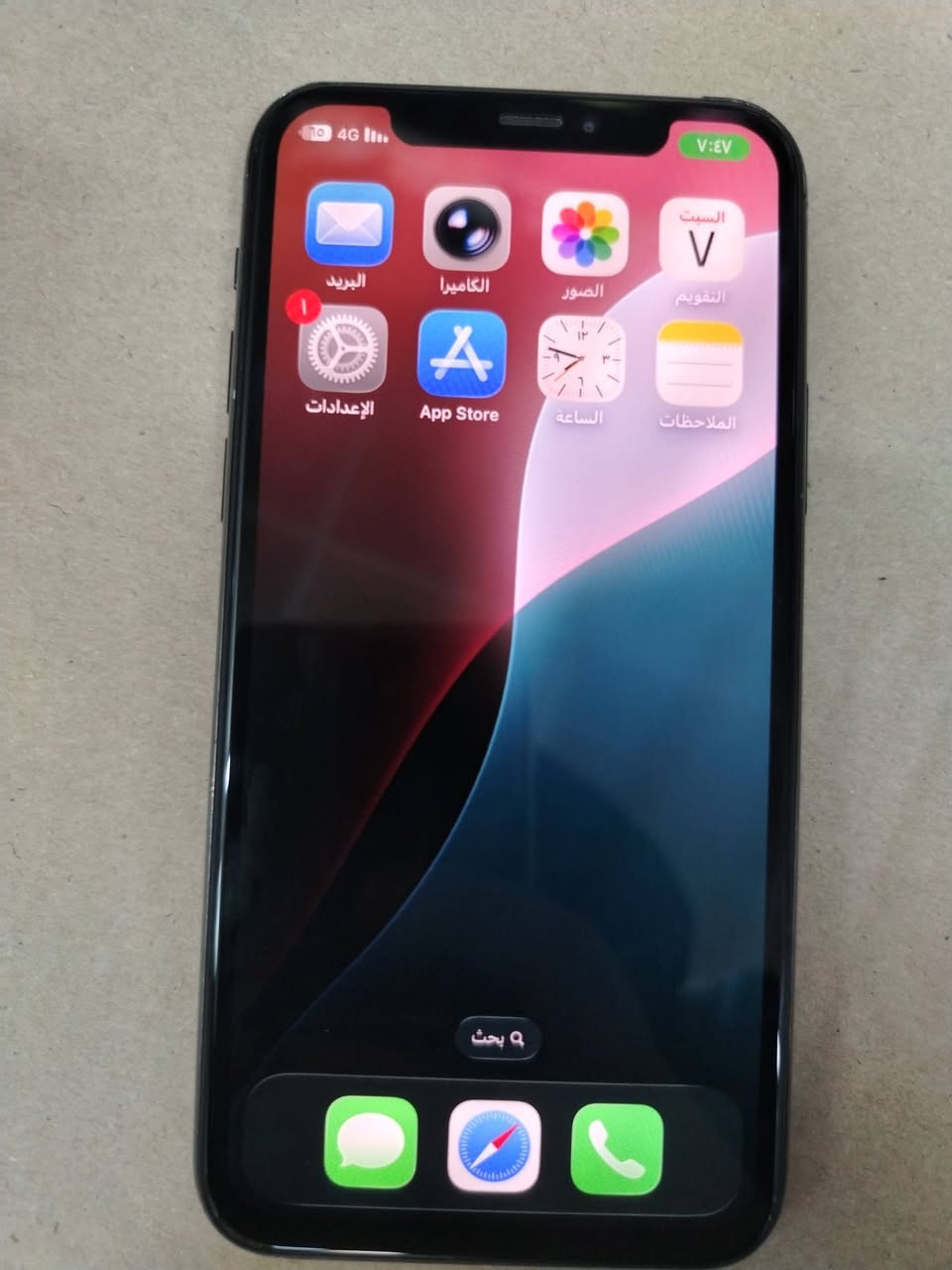 ايفون 11 برو فقط اللون الزيتوني .. ذاكره ٦٤ بطاريه ٨٢  ومبدل شاشه اصليه وفيس ايدي شغال.. الجهاز مكفول من كلشي  وشخط مابي نضيف ١٠٠٪ #السعر 225 وبي مجال بسيط
مكاني الكوت دور العمال راسلوني خاص او اتصلو ع رقمي ***********
