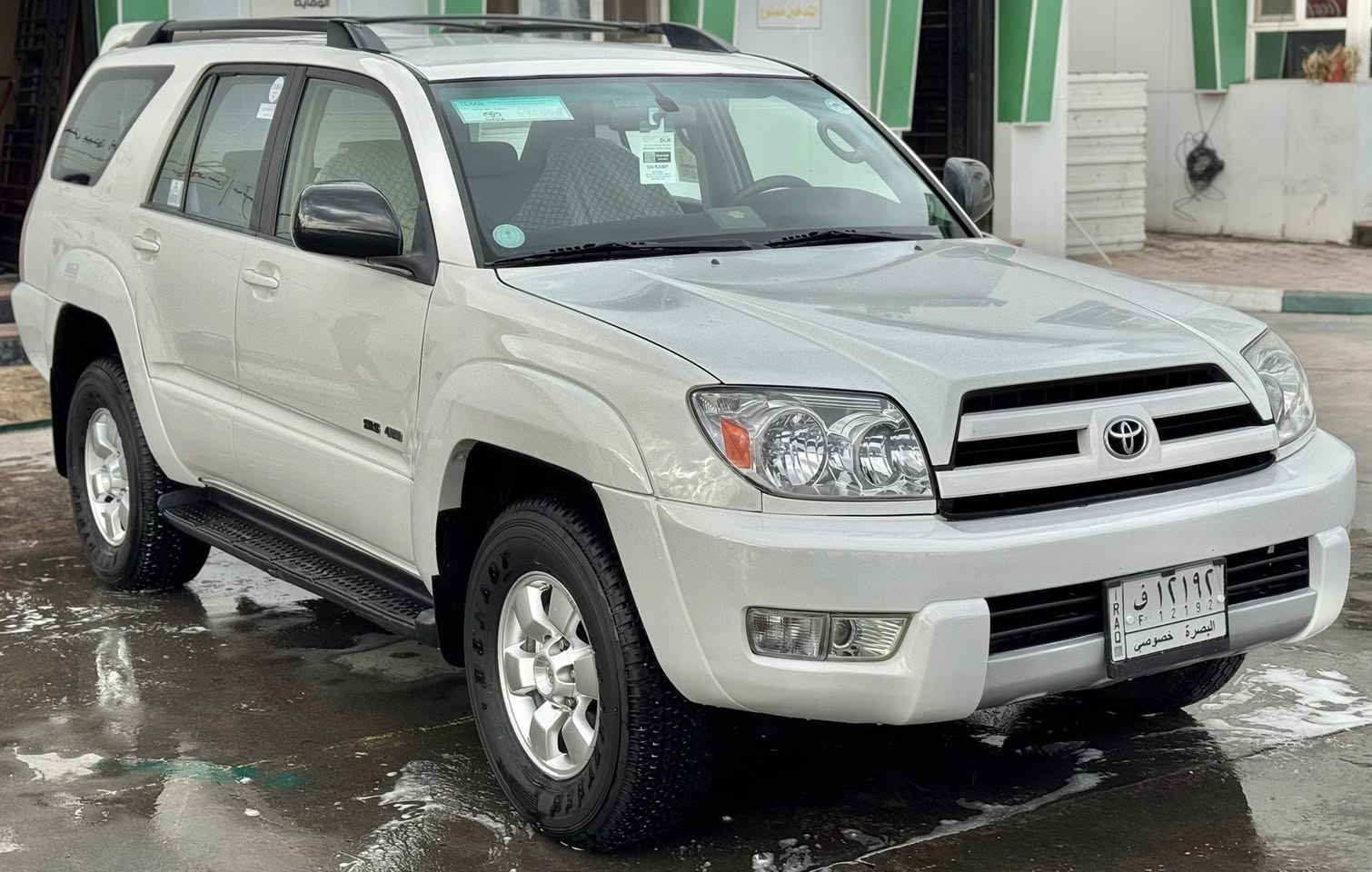 السلام عليكم للبيع تويوتا فوررنر موديل 2004 وارد امريكي كلين تايتل كفالة ضربة تبديل فتح بيها صبغ جزء من البنيد وجزء من الجاملغ الخلفي كد شبر اثر باب مال بيت مأشر علي فقط باقي السيارة كفالة مكينة وكير مكفولات لا تبخير لا تنقيص لا دخان حجم المحرك 6سلندر 4000 حدادية وتخم تاير من الطول لطول شد جديد تايرات تخم دنلوب ياباني اصلي تبريد ثلج تدفئة شغالة جام اوتو شاشة وكامرة باب الصندوق شفط رقم بصرة الماني مشروع وطني سنوية ما منتهية تحويل مباشر ثاني يوم سيارةجاهزةبرغي ما بيهانقص والسيارةكلهاعلى وضع الشركةحتى كتلوكات الشركة وياها
_______________________________________

العنوان:البصرة الأمن الداخلي.

السعر:125 وبيها مجال .

للأستفسارالأتصال:***********//***********
