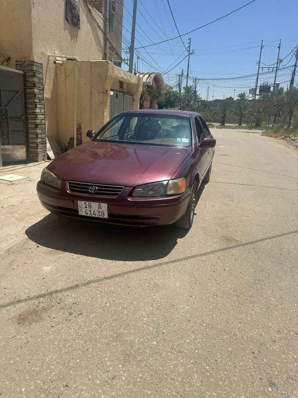 كامري موديل 2000 محرك ابو الكف 
كفاله من اي ضربه قويه (شاصي لغد حوض تكم قمارة مكفول)
بانزين ودهن فقط سيارة انصنعت حتى ما اتعبك 
باسمي  بابل انكليزي سنويه لل٢٩ مداور نفس اليوم عقد مرور
مكاني نجف والسعر بلاش 
58وبيها مجال بسيط
***********
