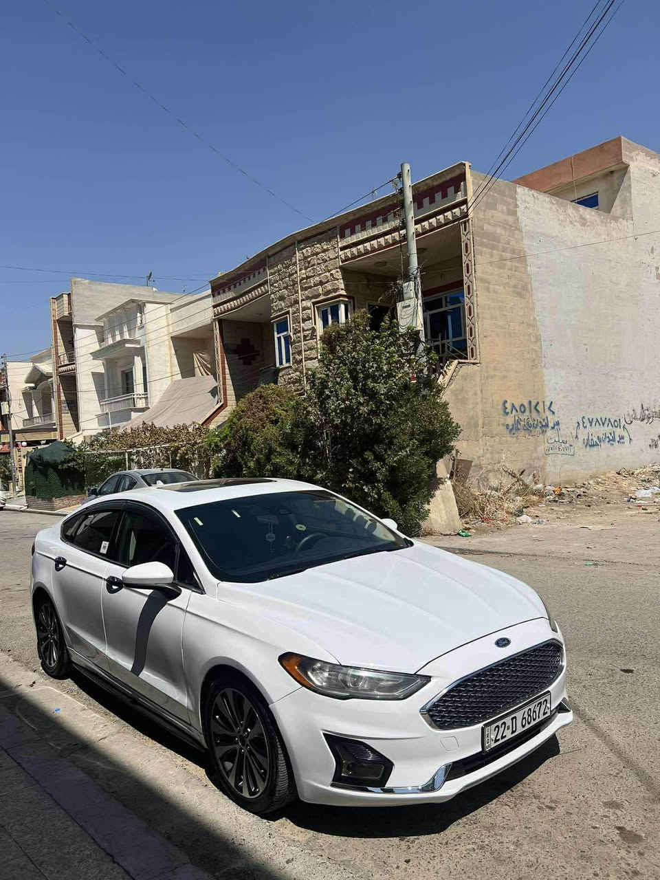 فورد فيوژن ٢٠١٩ مواسه فات sel مه كينه 20 torbo ٤ پارچه سبوخ بئ ژؤري  سه ياره كه زؤر خاوينه هـيچ مه سره في تئ دانيه شاشه گه وره ٣  شاشه سوكان شه فت كوشين كاره باي و هـيته ر گيئر مه وج  سلايت لايت ليد تيتانوم رادار پشته و پيئشه وه رادار ئاوينه خه تي جاده  زور مواسه فاتي تررر *********** أربيل, العراق
