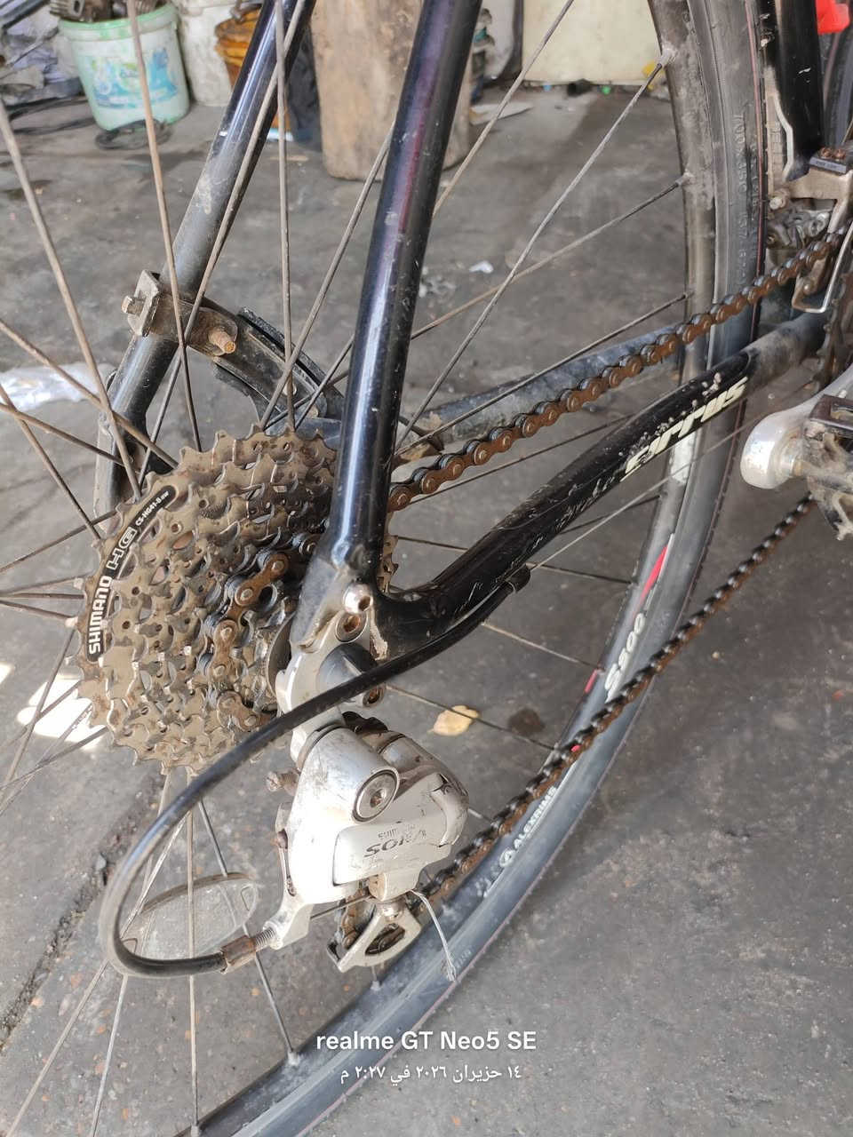 للبيع بايسكل نوع SPECIALIZED أمريكي 🇺🇸
سستم شيمانو سورا 8/3
وياله ALEXRIMS سلاسه بل مشي تخبل 
تايرات وجوابه جدد 
سرج طبي 
بايدر أبو (لوك) 
عداد GPS نوع CYCPLUS 
فريم عالي يطلع بحدود ٥٤/٥٥
كامله مكمله وين ميعجبك اطلع بيه 
سعر 250 ألف وبيه مجال حك جيه 
*********** عنوان بغداد البلديات
