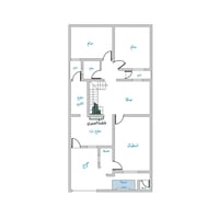 أحد أعمالنا: تصميم خارطة لدار سكني بمساحة   200م² لأحد زبائننا الكرام....