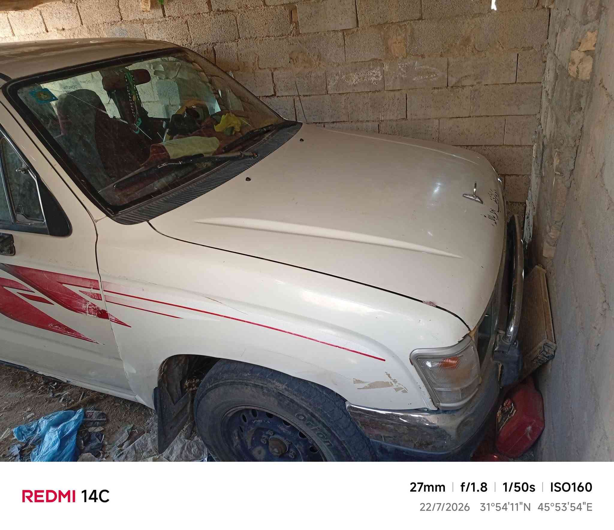 للبيع بيكم تويوتا موديل 2000رقم بغداد  ثاني يوم مكينه و گير حداديه جديده شاصي مكفول كهربائيات جاهزه دوشمه جديده المكان الناصريه قضاء الفجر رقم الهاتف  ***********
