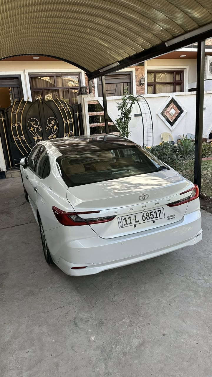 للبيع او مراوس
كامري 2024 خليجي ( تجميع الصين)
السياره فول مواصفات 1/1 اعلى فئه داتا شو
ماشيه 49 الف كم حقيقي
رقم بغداد بسمي
مكفوله من الضربه والصبغ والبارد
محرك 2.0 هايبرد 
مكان السياره بغداد
***********
