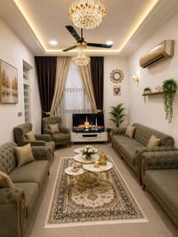 قنفات تركي • خشب زان • ثريات