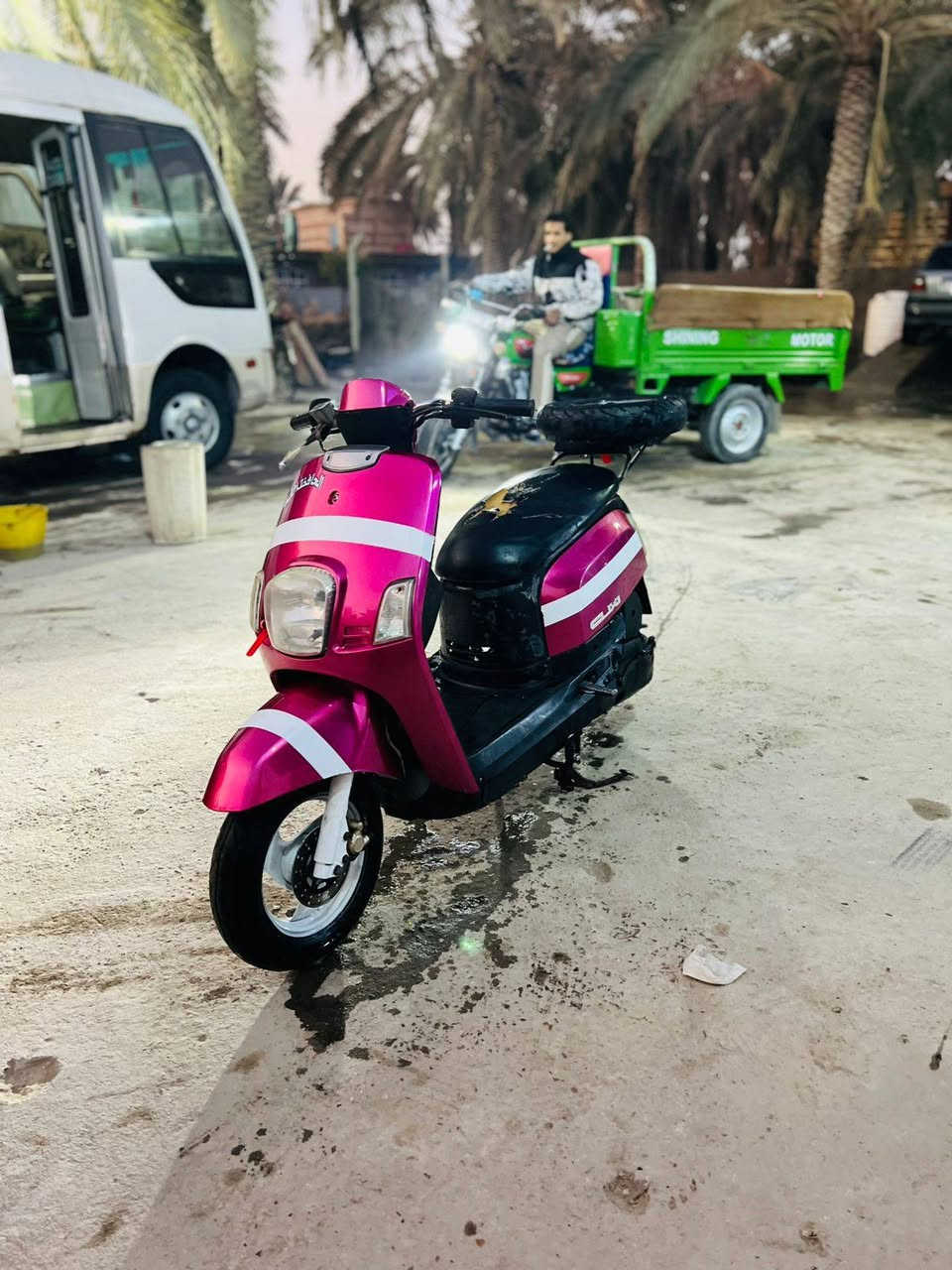 سلام عليكوم بوليسي البيع دراجه حلـِۈۋ‏وھّ وناعمه ونضيفه كدامك شوفه شلون نضيفه وحلوه كابريته مونوزل مكاني حله سياحي سعر550وبيه مجال لاتكسربسعربتعاليق تَعاّإاّإلّ خاص وبيك خيروتدلل متوجدعل خط وتساب فيس دراجه مزوده55دراجه فقط درجه كلشي مابيه غيرتزويدهندرسلف لاتنقص دهن لاتبخر كلشي *********** غيرتزويدكلشي مابيه كهربائيات اشايركلشي شغال
