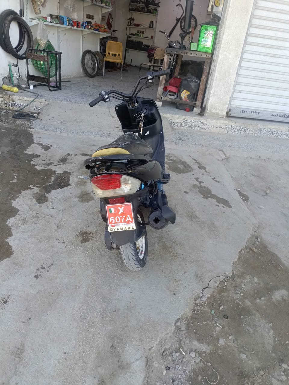 السلام عليكم دراجه ماكس للبيع عدله عنوانها كربلاء قرب مرقد سيد اسماعيل الدراجه مكينته جديده السعر 350 وبيها مجال للشراي الرقم ***********
