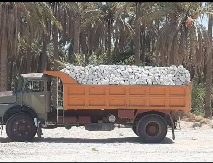 السلام عليكم يوجد عندنا حجر درجة اولى يوجد رمل درجة اولى يوجد حصو درجة اولى يوجد جص رمادي درجة اولى ***********
