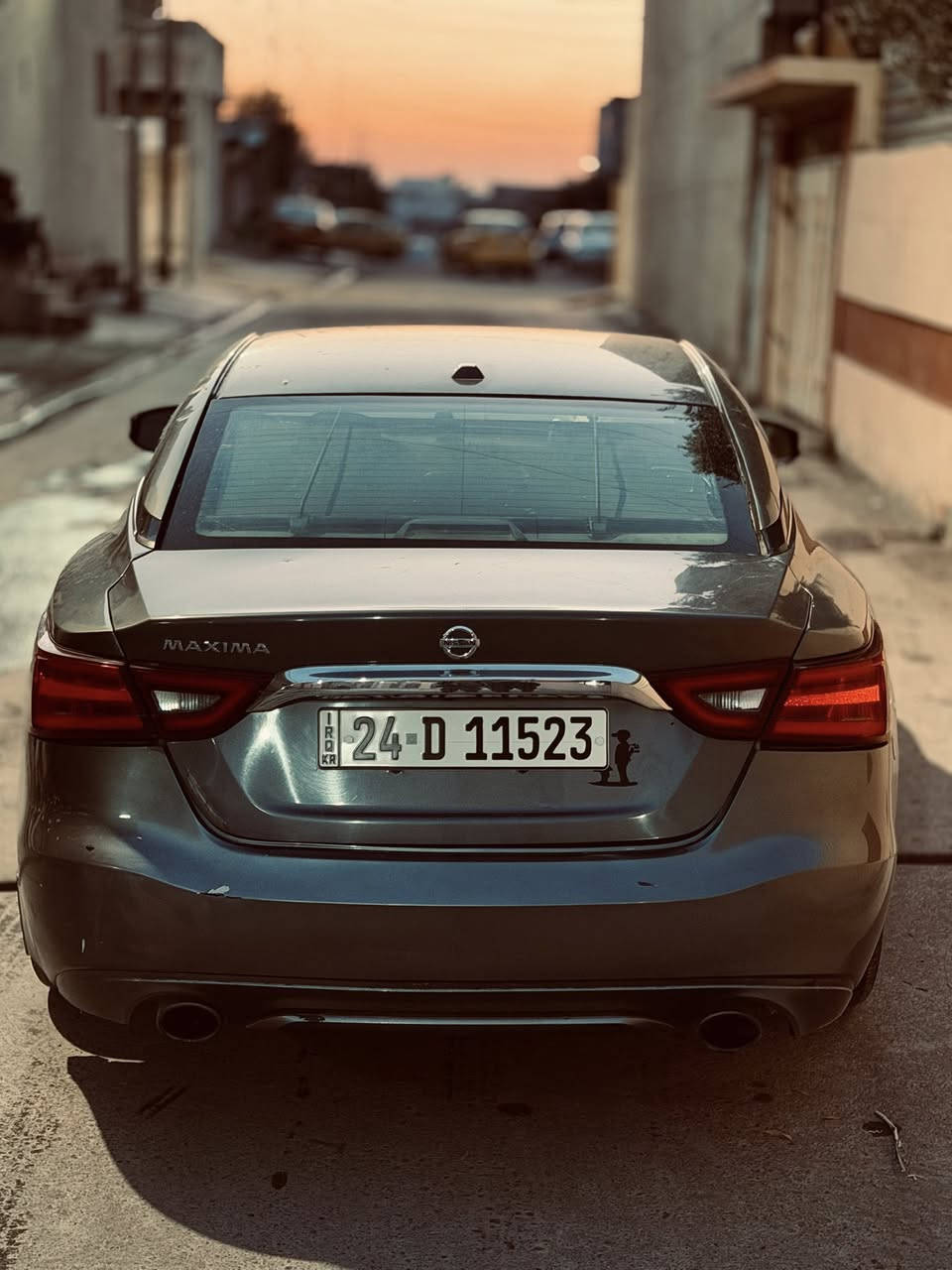 نيسان مكسيما 
موديل 2017
مكينه …6 سلندر
ضررها جاملاغات الخلفيه  
فقط 
السياره نضيفه جدا احلى من الصور  
شرط الوكاله والتحويل السعر132..للاستفسار الاتصال على الرقم ادناه 
***********
الموقع موصل الأيسر حي المصارف
