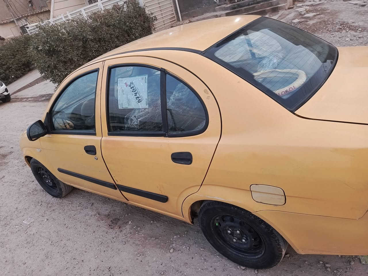 سلام عليكم طيبة موديل 2014 رقم بغداد تحويل مباشر مصفرة هيئة وغرامات سيارة حلوة جاهزة حدادية كير محرك تبريد نقص بس غاز سعر 35 وترهم قسط إذا مقدمة زينة مكاني بغداد ***********
