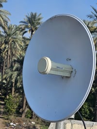 للبيع  نانو صحن الجبير   مع واير 40 متر جديد اصلي مع راوتر ax55 البرو ...