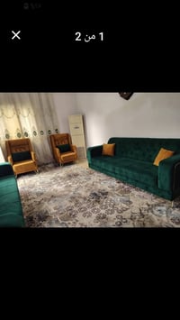 طقم مودرن • كنبتين كبار • كراسي ثنين