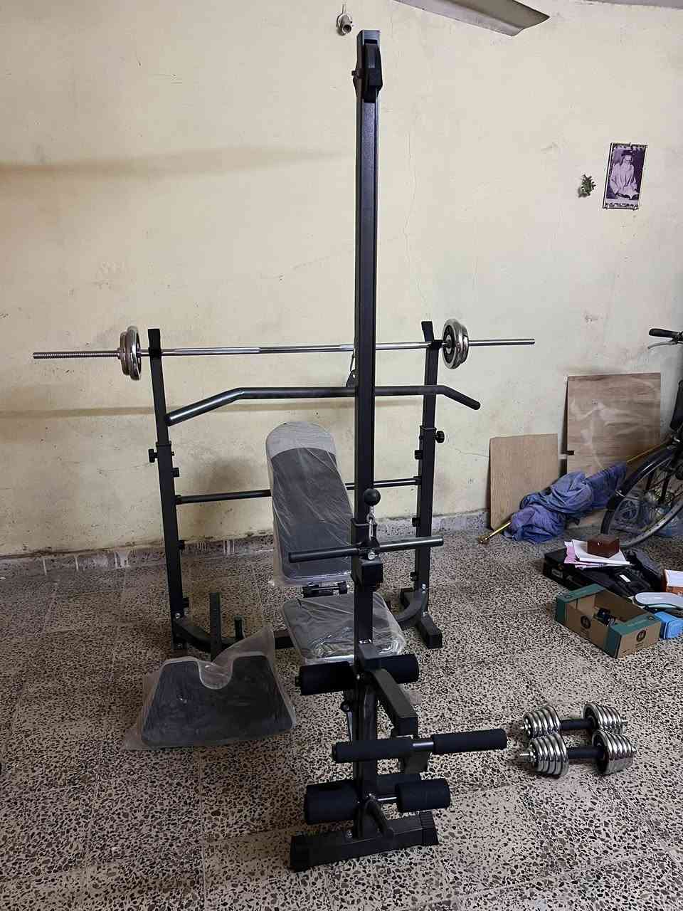 سلام عليكم مصطبه متعدده التمارين مع ملحقات مستخدم اسبوعين سبب البيع عدم التفرغ :شفت عدل وزن 7 كغم مع اقراص للشفت قرصين 5 كغم +قرصين 2.5 كغم + كيرل+ سحب + تراي, كيرل سيقان +2 دمبلص وزن الدمبلص الواحد 15 كغم السعر 250 الف

للاستفسار رقم الهاتف *********** 
او على الخاص
المكان كركوك
