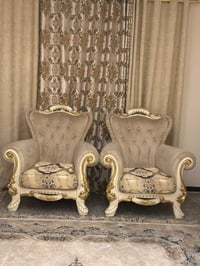 طقم كنبات • ملكي • نضيف