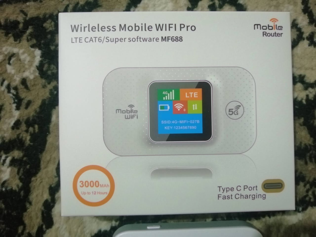 ئەم جیهازی مایفایە بۆ فرۆشتن جۆکەرە و هەموو سیمکارتێکی ئەنتەرنێت دەخوات
شەحنەکەی تا نزیک ٨ سەعات خۆیدەگرێ
جیهازەکە نوێیە


**إذا كنت صاحب هذا الإعلان وتريد حذفه لأي سبب، رجاءا أرسل رسالة إلى الدعم الفني**