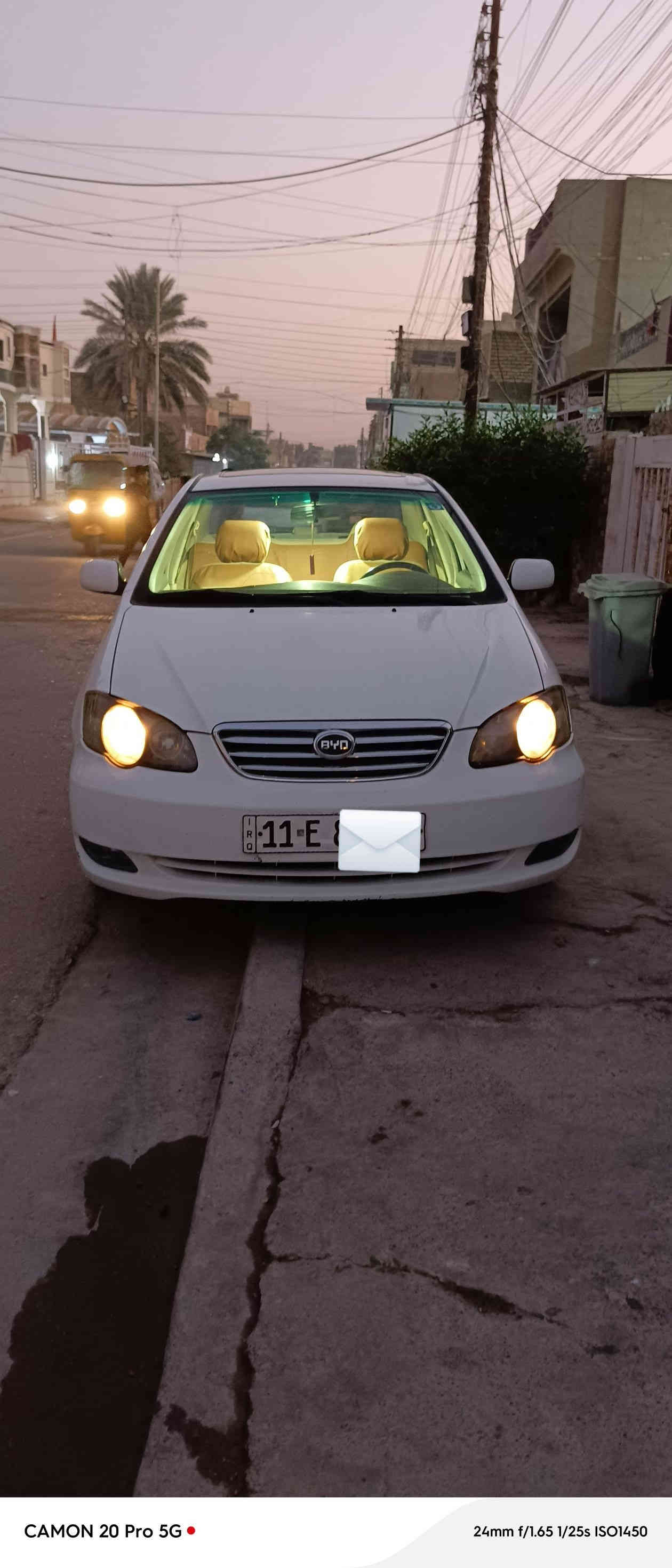 يا الله سيارة BYDF3خصوصي رقم بغداد محرك لانسر المرغوب كير عادي  كير  أو مكينة كفالة  سيارة بلادية لا خياس ولا تبديل بيه صبغ بل جملق الخلفي سيارة حلوة أو متعوب عليه إدامة كاملة تبريد نوزلات باتري بلكلات مجاول  عبوة فيتبم جديد بل عافية على ياخذة ترايك زخو بصرة سعر ٦٨ *********** مكان حسينية راجدية
