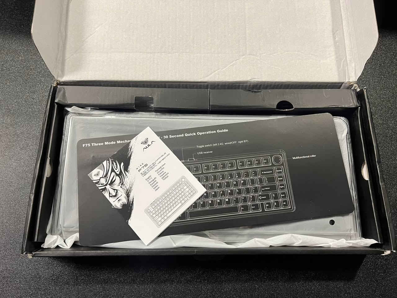 من رخصة الادمن 🤍
Aula f75  
 55 الف شامل التوصيل


**إذا كنت صاحب هذا الإعلان وتريد حذفه لأي سبب، رجاءا أرسل رسالة إلى الدعم الفني**