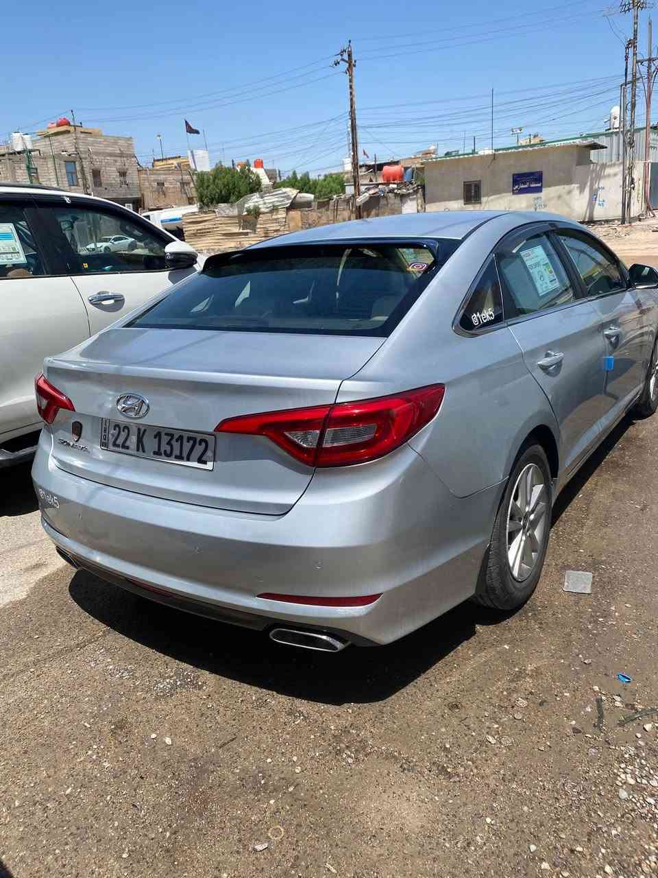 سلام عليكم  
سوناتا خليجي
2018شكل 17
 رقم اربيل باسمي سنويه31
مكينه 2400 دوش 
تبريد تخم تاير حداديه 
ماشيه 123/
مواصفات عاديه 
سعر 150 
جاملق خلفي صبغ الأيمن 
وبارد بل بنيد بيها  وخسفه زغيره بجاملق الامامي 

***********
