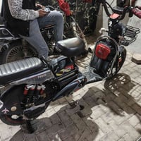 بايسكل شحن للبيع ما بي إي عيب بطاريه 5 بعده جديد سعر 350 الف او بي مجا...