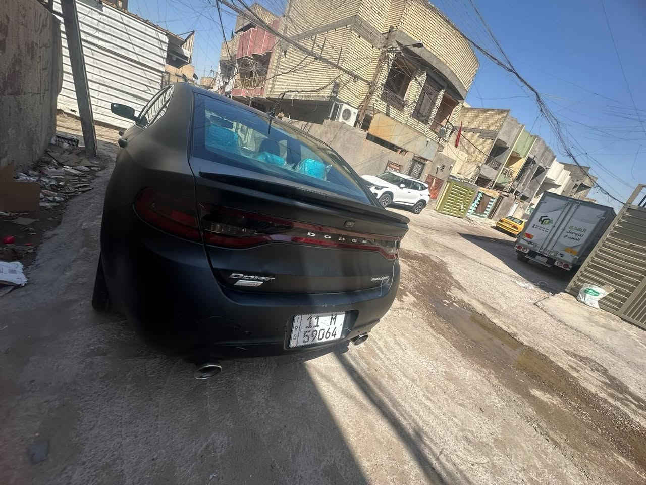 سلام عليكم دوج دارت مديل 2015سياره فول مواصفات حادثه دعاميه اماميه فقط بدون ايرباك سياره جديده كير ومكينه بل جيس كهربائيات كله شغاله تبريد خير من الله مدوشمه عام مغلفه أسود طافي رايده ٨٨وبيه مجال بكاني مدينه الصدر ***********
