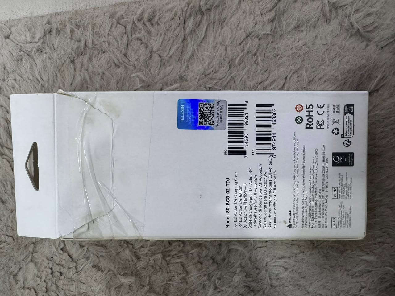 نرخ دابنێ بە دڵم بوو پیرۆزت بێ
Dji action 3/4  charging case


**إذا كنت صاحب هذا الإعلان وتريد حذفه لأي سبب، رجاءا أرسل رسالة إلى الدعم الفني**