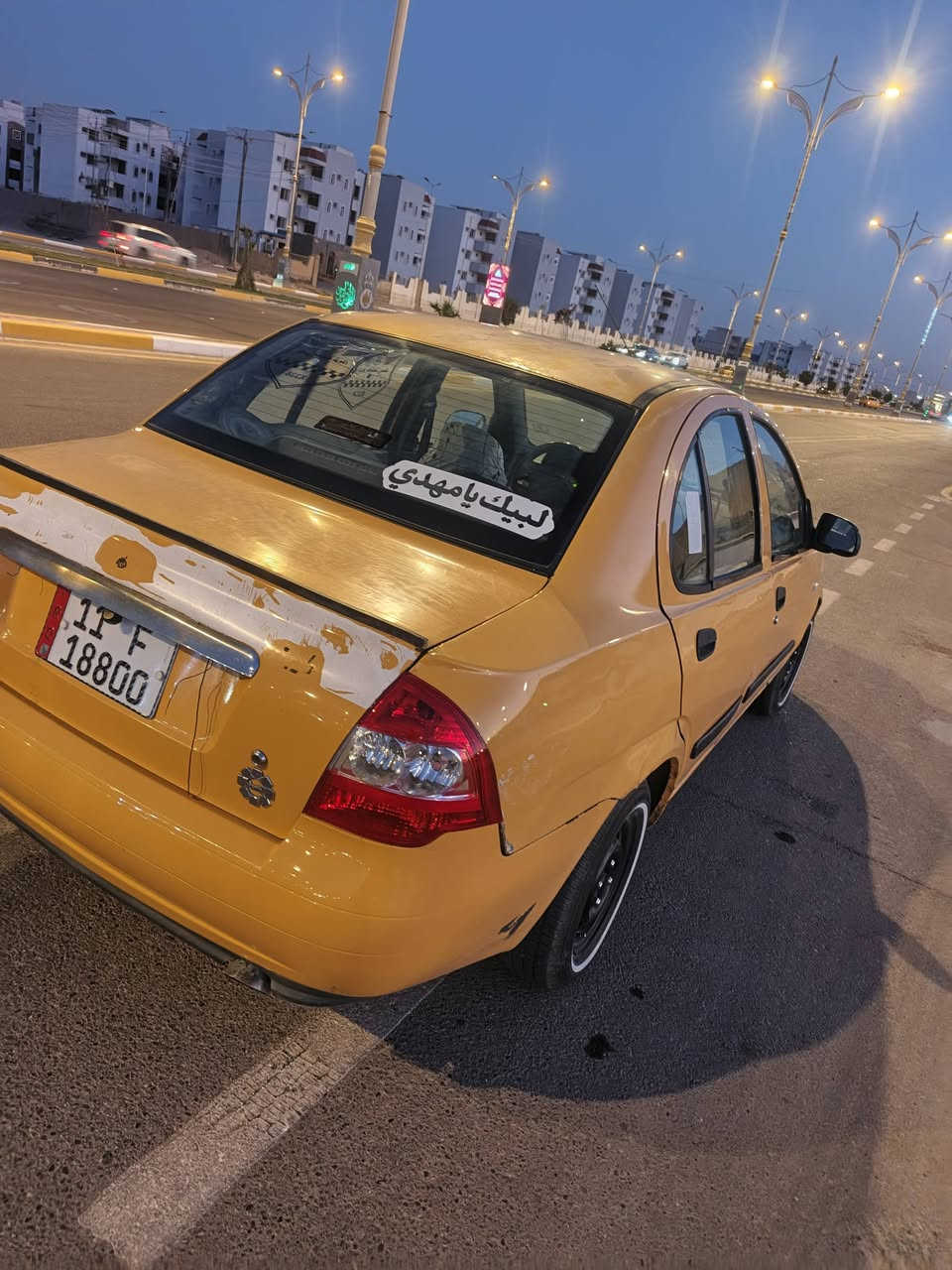 سلام عليكم طيبه مديل١٥سياره مبدل بيهه بنيدوبيه ضربة الصفحة اليمنه وبيهاالنمر٤ تفلت تخم تايرجديد حداد جيدة سعر ٣٣وبيه مجال عنوان كربلاء ***********
