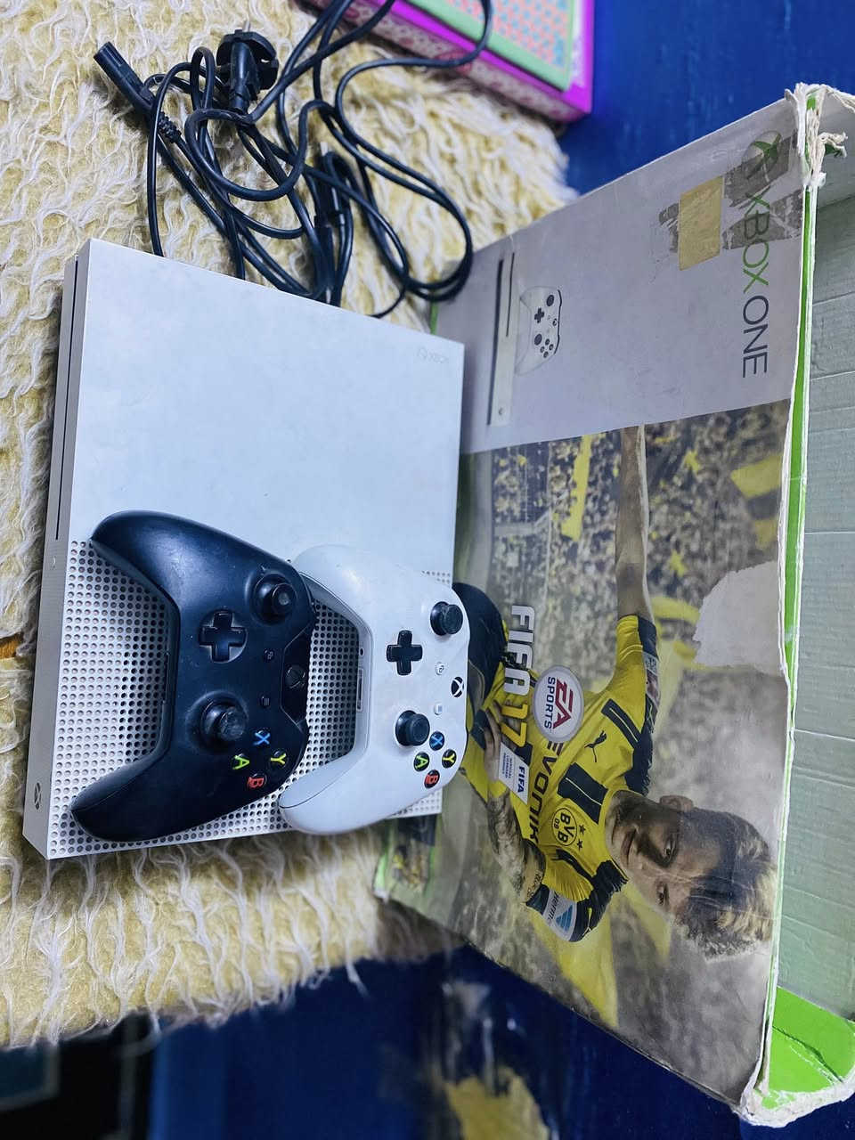 إكس بوكس وان اس وان تيره  نسبة نظافتة 100 من 100 مع جوستكات اثنين  يجي ويا كيبل HDMI و كيبل كهرباء و الجهاز لوك ستيكر لا مفتوح ولا مصلح تأخذه من البيت وتفحصه شكد متحب ويا اللعاب gta اصلي وياا fifa وياا اساسن كريد مصريه وياا بوبجي ويا بعد العب سعر 200


**إذا كنت صاحب هذا الإعلان وتريد حذفه لأي سبب، رجاءا أرسل رسالة إلى الدعم الفني**