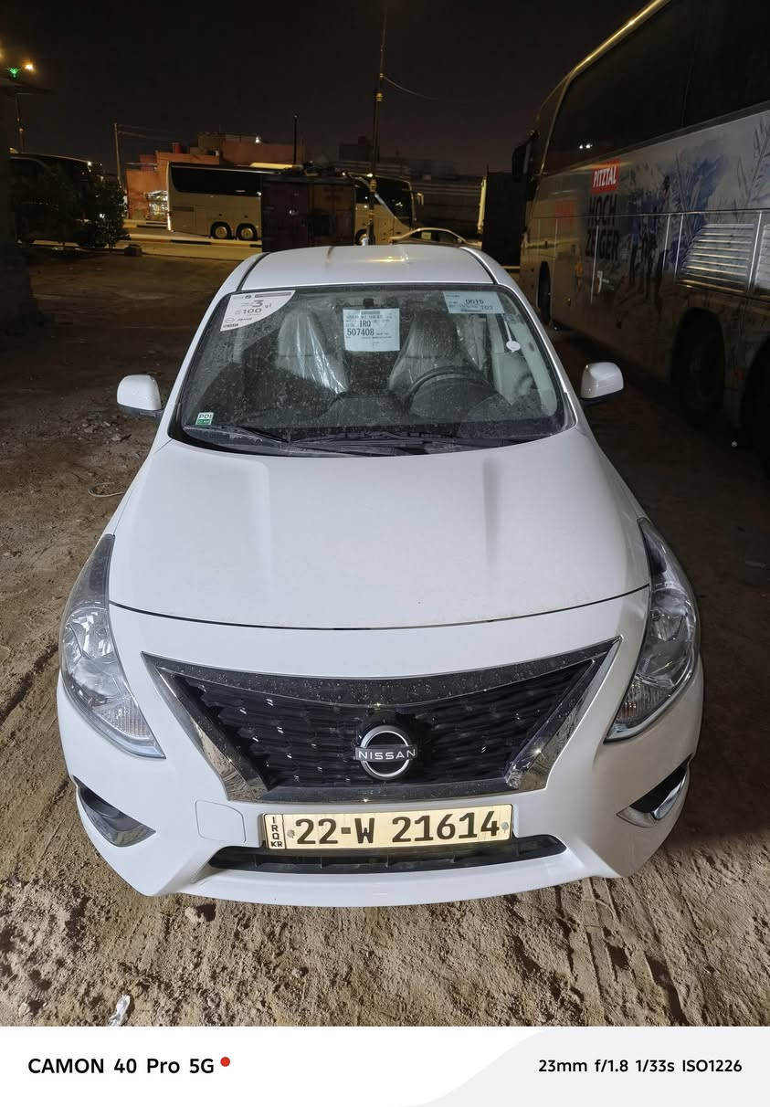 سلام عليكم
نيسان صني هنديه بليته زركه السياره حره رقم اربيل وكاله  موديل 25 كفاله سياره زيرو من المعرض للبيت ما ماشيه كلش على وضع الشركه مكاني بصره حي الشرطه للبيع او مراوس حسب القناعه ***********
