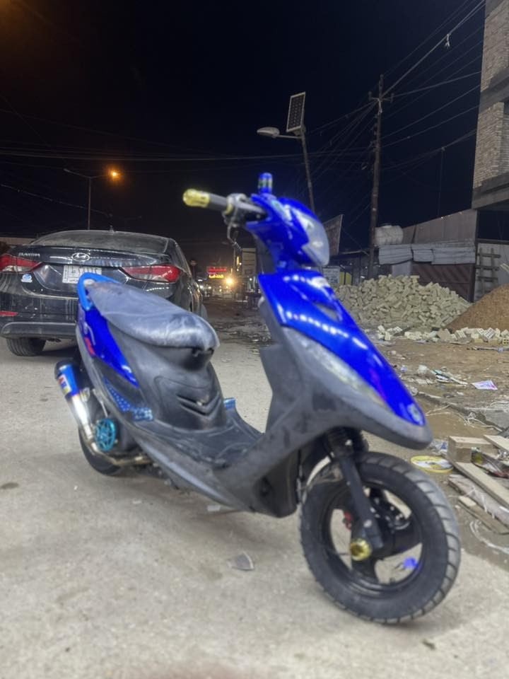 إسلام علكيم دراجه ماكس عدله للبيع
الدراجه كامل كله لل اخير كهربائيات محرك كفرات ل تايرات بس الي وره ممسوح و لا تنقص لا تبخر. سعرها.400 
شغاله سلف هندرً مكاني بغداد الحسينيه الراشديه. 
رقمي. ***********
