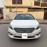 سوناتا 2016 وارد امريكي بدون حادث  بدون صبغ فقط طخه بسيطه موضحه بصور ا...