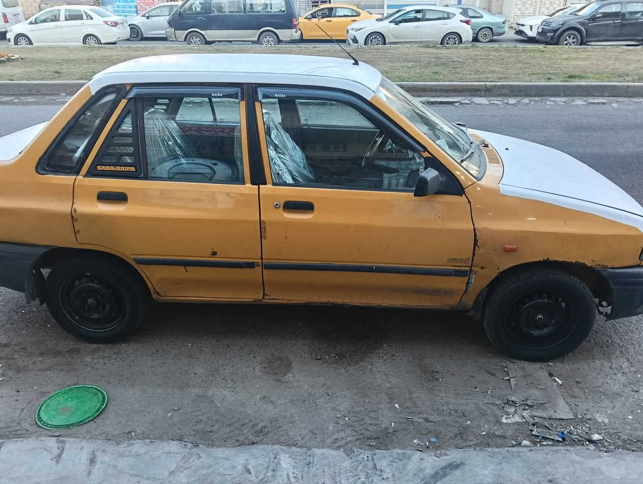 السلام عليكم سايبه البيع مديل 2011 مصفرة هيه وغرامات 
مكينه وكير وشواصي نضيفات تخم تايرات 
كهربايات كلهة شغاله 
العنوان مدينة الصدر 
السعر 24 وبيه مجال 
***********
