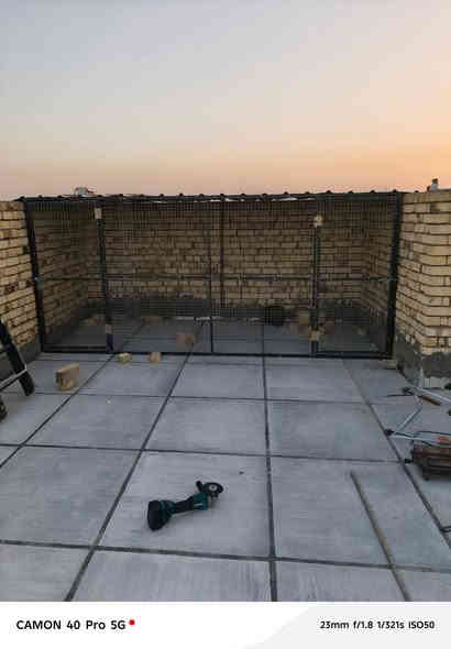 السلام عليكم حداد متجول في حياءقضاءعفك  شغلنه لاحد الاخوه ابراج مستعدين لحداده انواع المحميات والأبراج والقفص *********** نشتغل لجميع صقاءف السيارات 🏠اتجول
