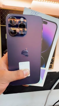 * ايفون 📲 14 برو ماكس  * لون بنفسجي المميز  * بطاريه 🔋 86  * ذاكره 256...